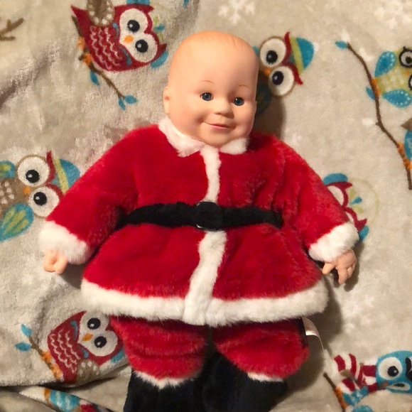 Anne Geddes Baby Santa Doll 16 - Picture 1 of 4